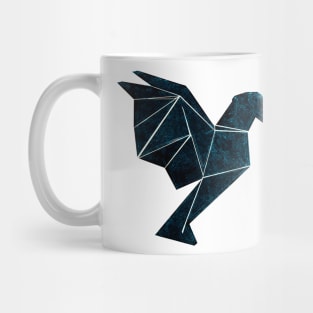 geometric hummingbird Mug